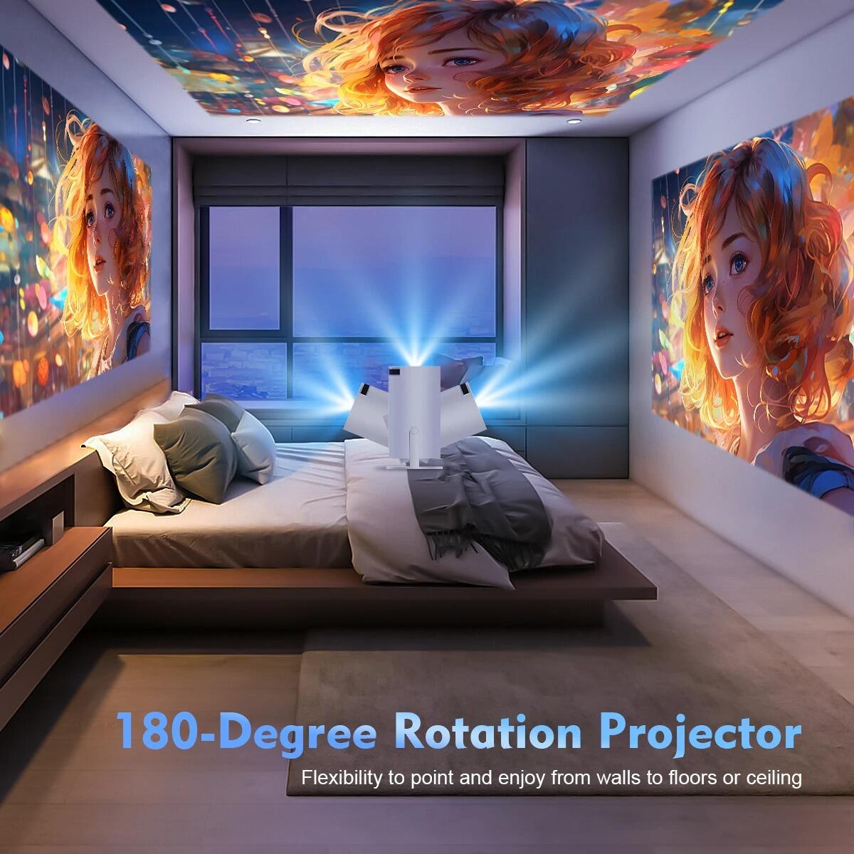 Proyector Portátil 4K: ¡Tu Cine en Cualquier Lugar!