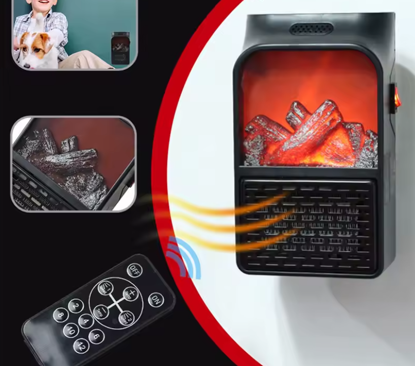 Calefactor Portátil Compacto 1000W – Calor Seguro al Instante