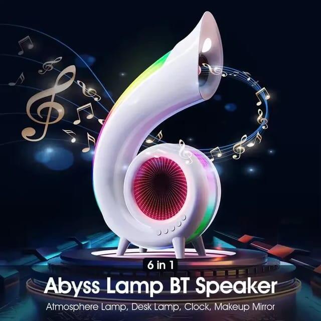 Altavoz Concha 6 en 1 – Luz, Reloj, Espejo y Sonido en un Solo Dispositivo
