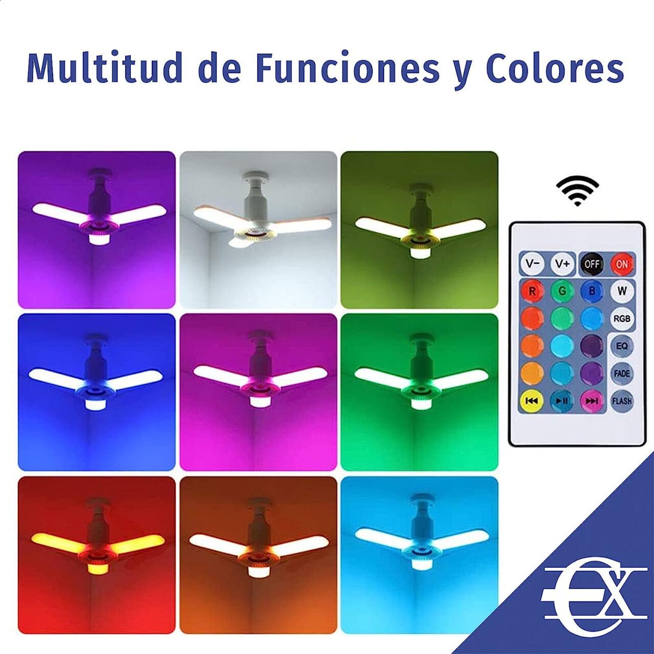 Lámpara Inteligente con Altavoz Bluetooth y Mando – Ilumina y Suena Como Nunca
