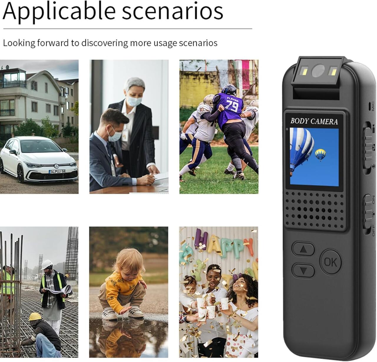 Body Camara HD - Seguridad Portatil En Alta Definicion!