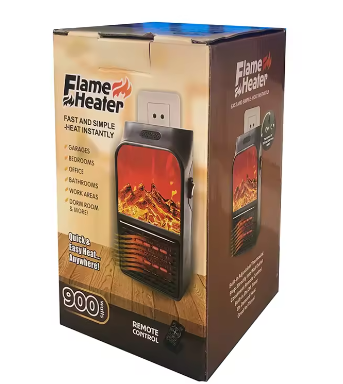 Calefactor Portátil Compacto 1000W – Calor Seguro al Instante