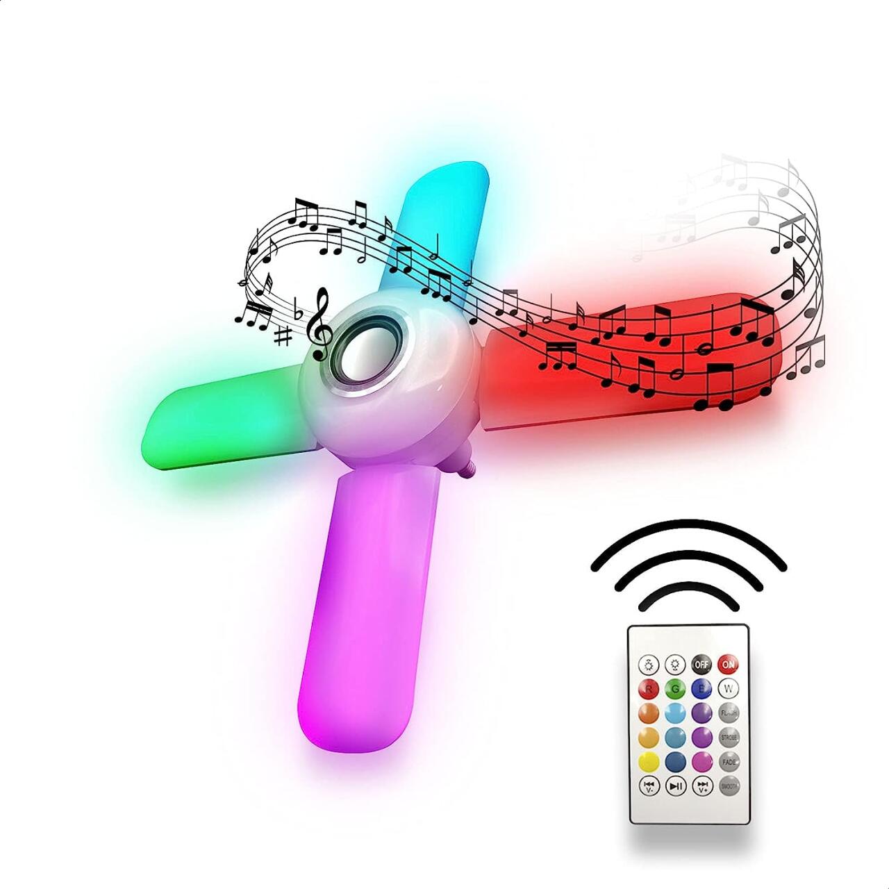 Lámpara Inteligente con Altavoz Bluetooth y Mando – Ilumina y Suena Como Nunca