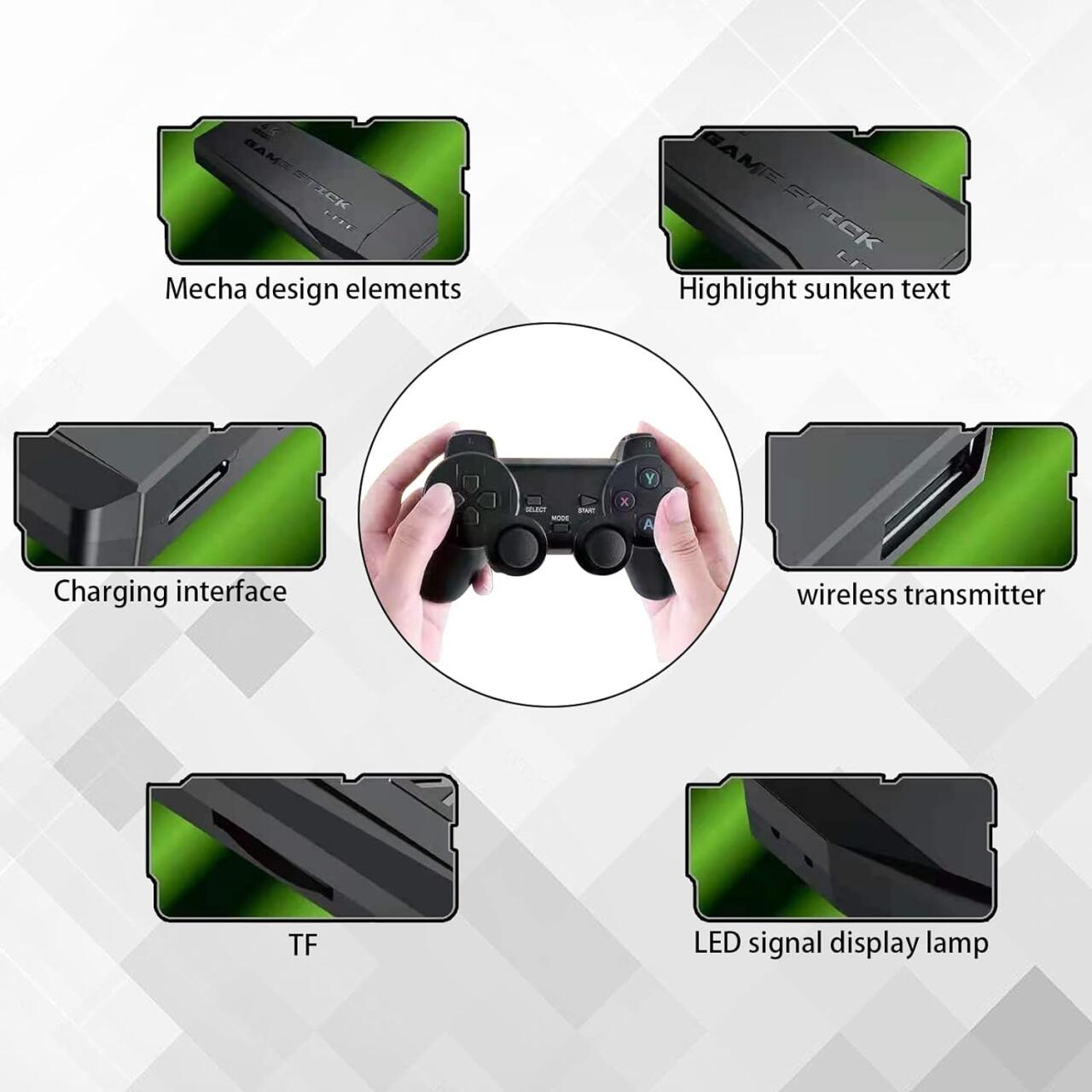 Consola juego 4k ultra hd game stick!