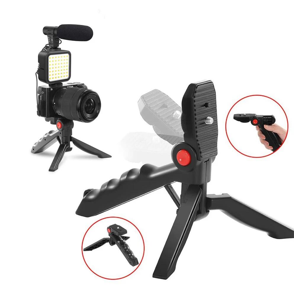 Micrófono con LED y Soporte Ajustable – Sonido Profesional con Estilo