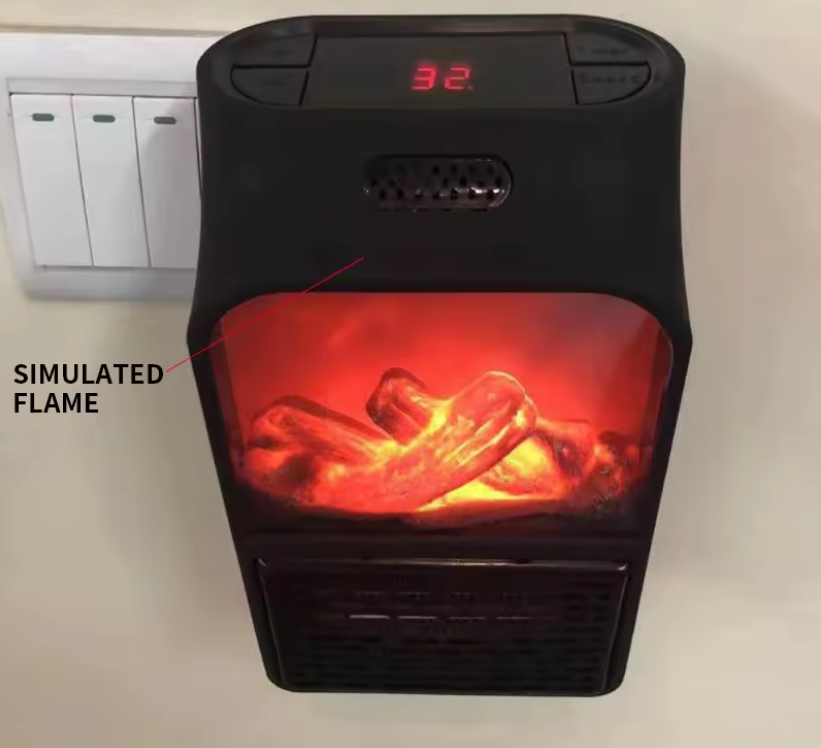 Calefactor Portátil Compacto 1000W – Calor Seguro al Instante